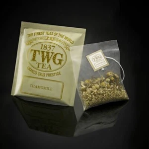 Té TWG de Singapur - Manzanilla - 100 bolsas de té de seda CAJA DE TARJETAS A GRANEL - Imagen 1 de 1