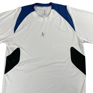 Balle de Match VIP Dry USA Tennisshirt Herren Large weiß blau Performance Mesh - Bild 1 von 23