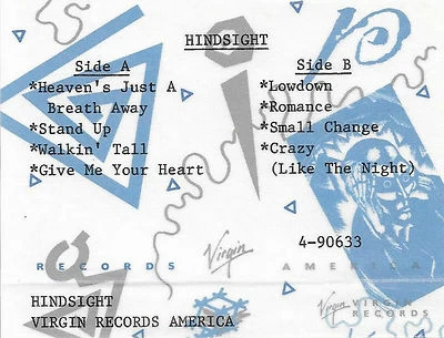 Hindsight ‎Days Like This CASSETTE ALBUM PROMOTIONAL R&B Urban, Soul, Funk 1987 - Image 1 of 4