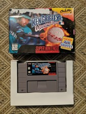 Ken Griffey Jr.'s Winning Run (Nintendo SNES, 1996) Tested Boxed Baseball 