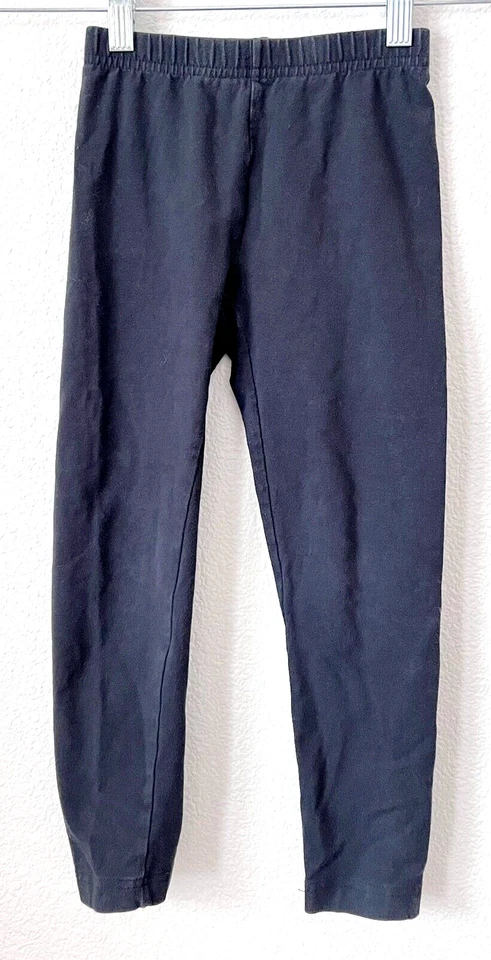 Hanna Andersson Pants US 5 110 Black Pull On Boys Girls Unisex Cotton Lycra - Image 1 of 3