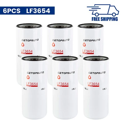 Oil Filters For Volvo D13 LF3654 New Replacement OE 6 PCS - Image 1 of 4