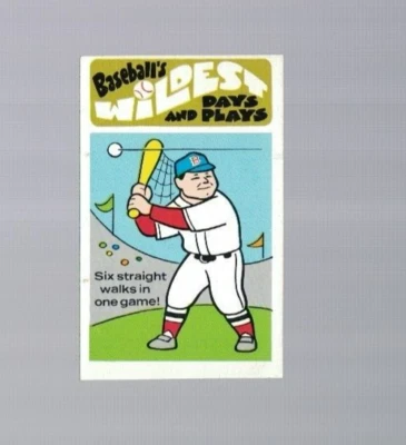 1973 Fleer Baseball's Wildest Days and Plays Baseball Card #41 Jimmie Foxx - Image 1 of 2