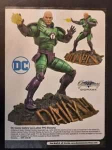 DC Comic Gallery LEX LUTHOR PVC Diorama Statua ~ Pagina Rivista STAMPA ANNUNCIO - Foto 1 di 1