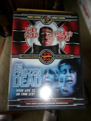 THEY SAVED HITLER'S BRAIN/THE FROZEN DEAD - DOUBLE FEATURE - DVD - WATCHED ONCE - Image 1 of 2