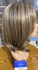 RIVER Wig by RENE OF PARIS LACE FRONT LACE PART HEAT FRIENDLY CHOCOLATE FROST R - Picture 1 of 11