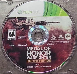 Medal Of Honor Warfighter Limited Edition Video Game(Disc 2)~Disk Only~Tested! - Picture 1 of 4