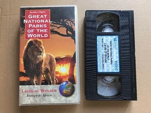 Great National Parks Of The World - Lands Of Wonder: Europe To Africa (VHS 2000) - Picture 1 of 3