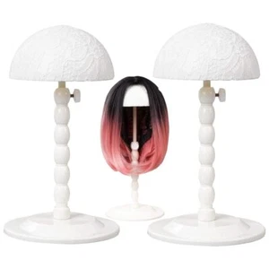 Youngther 2Pcs Wig Stand Adjustable Height Hat Display Portable Folding Wig H... - Picture 1 of 7