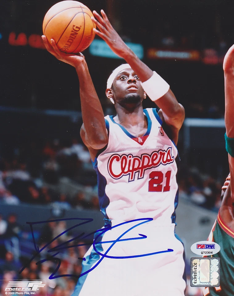 Darius Miles SIGNED 8x10 Photo Los Angeles Clippers PSA/DNA AUTOGRAPHED - Image 1 of 1