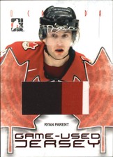 2007-08 ITG O Canada Jerseys #GUJ59 Ryan Parent Jsy /100