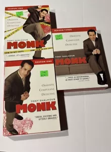 Monk Season DVD Lot: Seasons 1-3 Complete - Picture 1 of 2