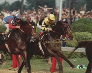 Jean Cruguet Profesional Horse Jockey Signed 8x10 Photo (MAB Hologram) - Picture 1 of 1