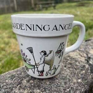 Gardening Angel by Simon Drew Ceramic Mug More Taste Less Speed ATP Gifts