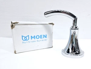 MOEN #128880 Single Chrome Repair or Replacement Bathroom Handle - Picture 1 of 4
