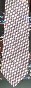 Necktie Men's Dark Rich & Steel Weaved + Red Dots 2 sizes to choose from New - Bild 1 von 3