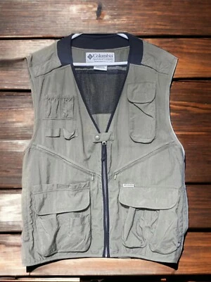 Columbia GRT Khaki Fishing Outdoor Photography Utility Hunting  Vest Adult Large - Image 1 of 4