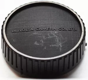 Minolta Rear Lens Cap For MD Mount Lenses Genuine Original Made in Japan - Picture 1 of 2