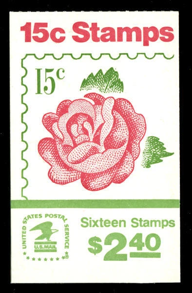 US #BK134 $2.40 Vending Booklet 1737a pane with green EE marks NH MNH - Image 1 of 1