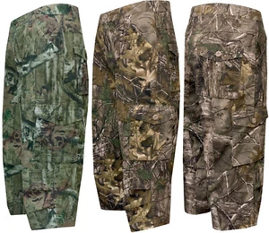 "Neu Herren Dschungel Angeln/Jagd Tarnung Camouflage 3/4 Cargo Kampfshorts 30""-40"" - Bild 1 von 4