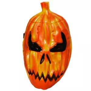 Disfraz de disfraz de Halloween talla adulto cabeza de calabaza goma máscara de látex - Imagen 1 de 1