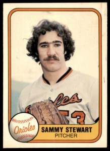 1981 Fleer Sammy Stewart Baltimore Orioles #181