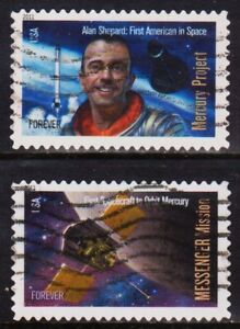 OFF paper #4527-28 Mercury/MESSENGER-Forever (used set of 2) 2011 _f106