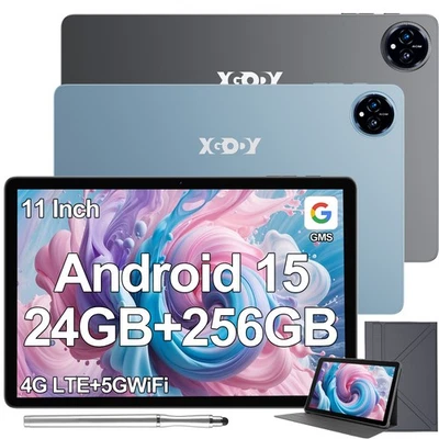 2025 Neueste 11 Zoll Tablet 24GB RAM 256GB Android15 Tablet 2SIM LTE 5G WiFi GMS - Bild 1 von 4