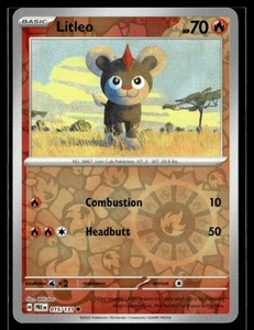2025 Scarlet & Violet Series - Prismatic Evolutions Litleo Common #15 - Picture 1 of 2