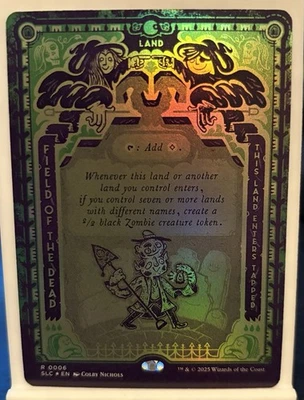 🌟 Field of the Dead FOIL Encyclopedia 📖  Secret Lair MTG 🌟 - Image 1 of 2