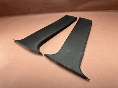 BMW E34 540 M5 525I 530I Front Interior B-Pillar Lower Black Pair OEM #94181 - Image 1 of 4