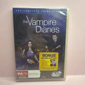 ¡NUEVO! The Vampire Diaries Temporada 3 Tercera - DVD R4 Película Precintada - Imagen 1 de 3