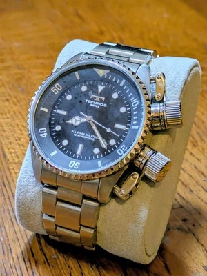 Reloj TECHNOS SWISS TGM513 Cuarzo Bisel Interior 20 ATM Acero Inoxidable Foto 1 de 4