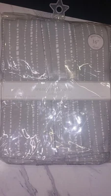 Falda Cuna Wendy Bellissimo Gris Con Lunares Rayas Blancas Nueva En Paquete Foto 1 de 4