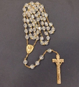 This vintage Rosemary with. Jesus Made with Faceted Beads - Bild 1 von 9