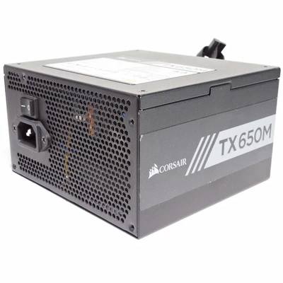Corsair 650W Watt PSU Power Supply Unit ATX PC TX650M Semi-Modular - Image 1 of 4