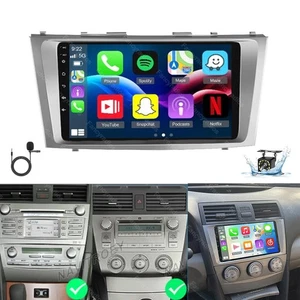 For Toyota Camry 2007-2011 Apple Carplay Car Stereo Radio Android 15.0 GPS WIFI - Picture 1 of 13