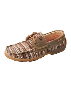 Twisted X Casual Shoes Womens Leather Moc Toe Brown Tan Size 7.5 Last One - Picture 1 of 5