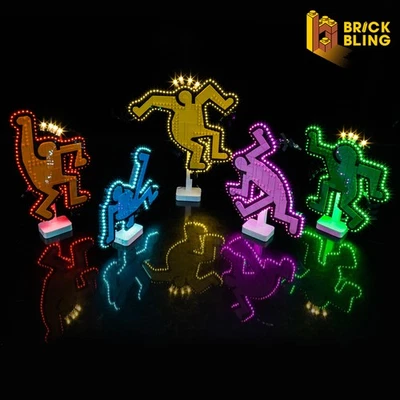 BrickBling LED Light for LEGO Keith Haring – Dancing Figures 31216 (Standard) - Image 1 of 4