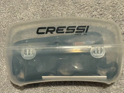 CRESSI F1 Scuba Diving Snorkeling Frameless Mask Perfect Seal Silicone Black New - Image 1 of 3