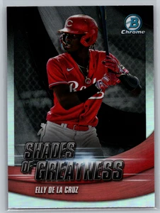 Elly De La Cruz 2022 Bowman Chrome Shades of Greatness SG-30 Cincinnati Reds - Picture 1 of 2