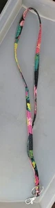 Vera Bradley Lanyard Ted Orange-pink-yellow New With No Packaging - Picture 1 of 4