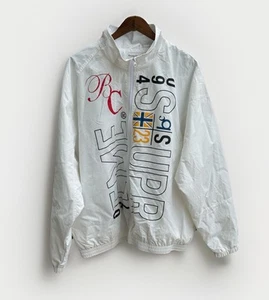 SUPREME x Bernadette Corporation Track Jacket White 2023 Windbreaker Mens Sz XL - Picture 1 of 13