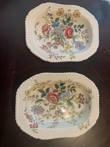 Vintage Copeland Spode Romney Gadroon 9.75 and 9 Inch Vegetable Serving Bowls - Picture 1 of 14