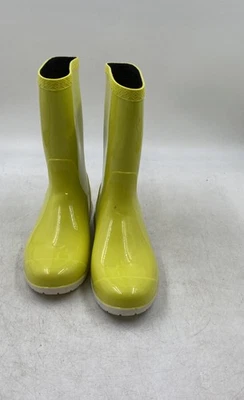 Botas de lluvia UGG para mujer Sienna 1014452 amarillo neón punta redonda talla EE. UU. 8 Foto 1 de 4