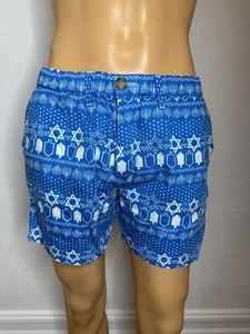 Chubbies Men's Holiday Reversible Shorts Size M Christmas & Hannukah Cotton - Picture 1 of 9