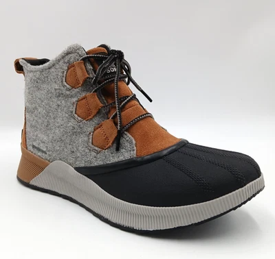 Sorel Out N About III Boots Womens 12 Gray Black Brown Waterproof NL4428-224 - Image 1 of 4