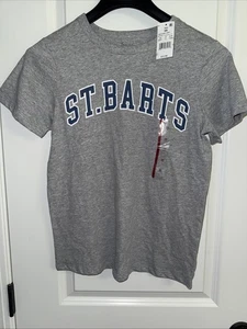 NWT Womens Zoe + Liv Gray St. Barts Tee Tshirt Size XS - Picture 1 of 2