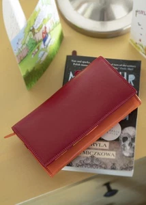 Women's Large Premium Leather Multi Tone Wallet RFID Blocking Gifts for Ladies - Picture 1 of 6