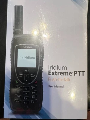 Telefono Satellitare Iridium 9575 PTT Push To Talk Manuale Utente Sigillato Nuovo - Immagine 1 di 2